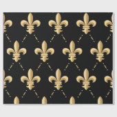 Fleur De Lis Wrapping Paper Cadeaupapier (Vlak)