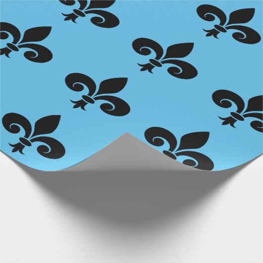 Fleur De Lis Wrapping Paper Cadeaupapier (Hoek)