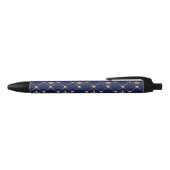 Fleur de Lis Zwarte Inkt Pen (Bovenkant)