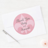 Fleur de Lise Bedankt Sticker in  Pinks (Envelop)