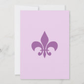 Fleur De Lise Save the Date in Lilacs (Achterkant)