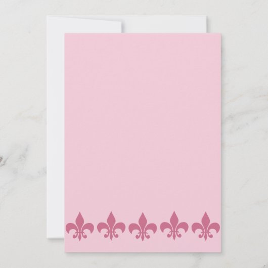 Fleur de Lise Save the Date in Pinks (Achterkant)