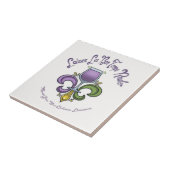 Fleur de Lush Tegeltje (Zijkant)