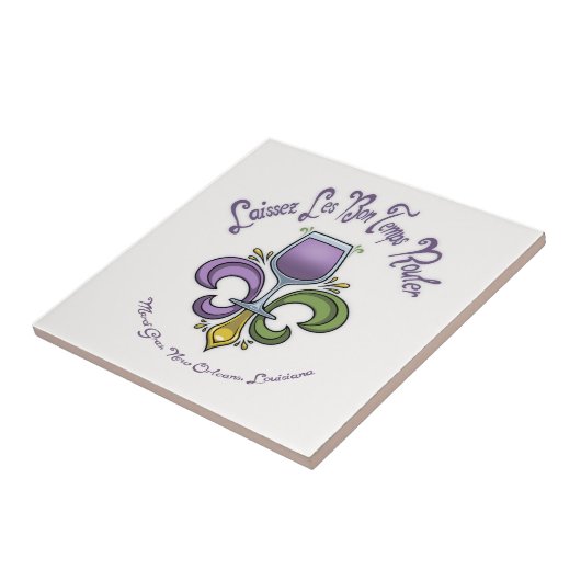 Fleur de Lush Tegeltje (Zijkant)