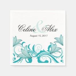 Fleur de Lyrica Bloemenbruiloft | BLAUWGROEN Servetten