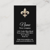 Fleur de Lys 2 Visitekaartje (Voorkant)