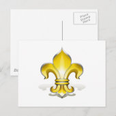 Fleur de Lys Briefkaart (Voorkant / Achterkant)