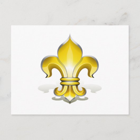 Fleur de Lys Briefkaart (Voorkant)