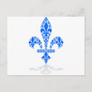 Fleur de lys briefkaart
