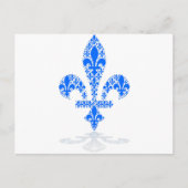 Fleur de lys briefkaart (Voorkant)