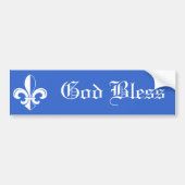 Fleur de Lys Bumpersticker (Voorkant)
