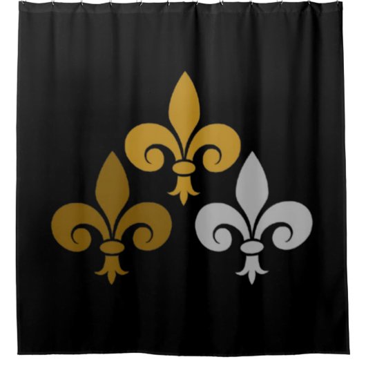 Fleur de Lys Douchegordijn (Voorkant)