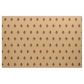 Fleur de lys franse likeur rood op geel stof (Yard (91,4 cm))