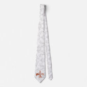 "fleur de lys" in marmer stropdas (Voorkant)