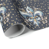 Fleur de Lys-inpakpapier Cadeaupapier (Rol Hoek)