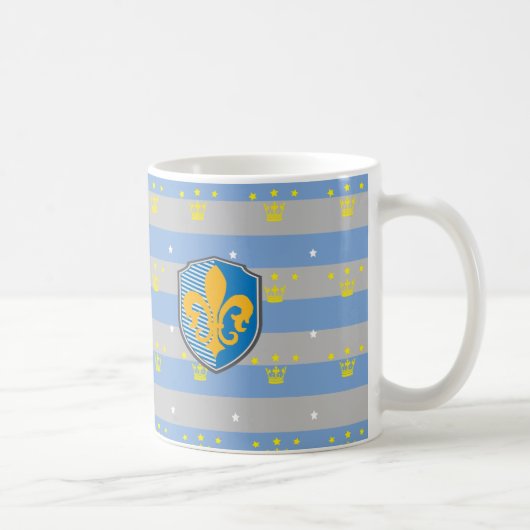 fleur de lys koffiemok (Rechts)
