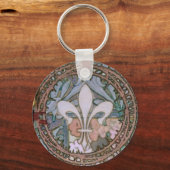 Fleur de lys - Mucha - Maude Adams als Joan of Arc Sleutelhanger (Voorkant)