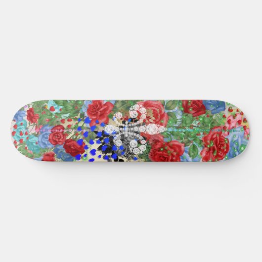 Fleur De Lys Persoonlijk Skateboard (Horizontaal)