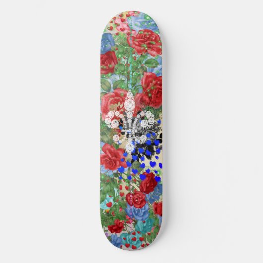 Fleur De Lys Persoonlijk Skateboard (Voorkant)