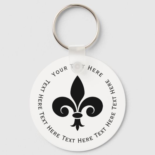 FLEUR DE LYS Sleutelhanger (Voorkant)