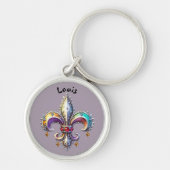 Fleur-de-Lys Sleutelhanger (Voorkant)
