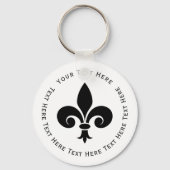 FLEUR DE LYS-Sleutelhanger Sleutelhanger (Voorkant)