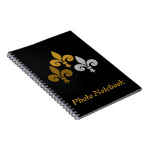 Fleur de Lys Spiraal Foto Notitieboek