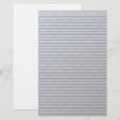 Fleur de Lys Stationery met optionele lijnen Briefpapier (Voorkant / Achterkant)