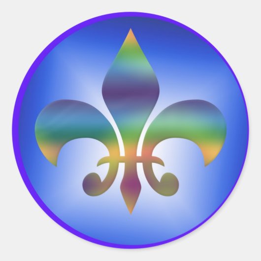 Fleur de Lys Stickers (Voorkant)