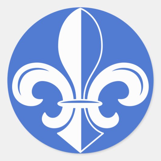 Fleur de Lys Stickers (Voorkant)