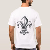 fleur de lys t-shirt (Achterkant)