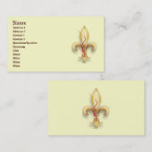 Fleur-de-Lys! Visitekaartje (Voorkant / Achterkant)