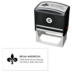 FLEUR DE LYS  ZELFINKTENDE STEMPEL