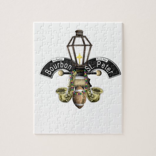 Fleur de New Orleans Legpuzzel (Verticaal)