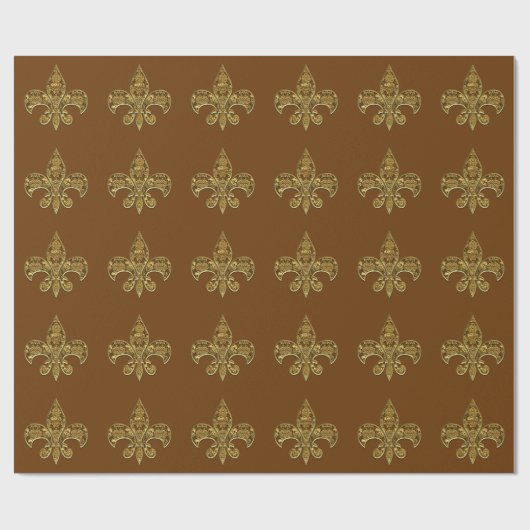 Fleur de Nutmeg Cadeaupapier (Vlak)