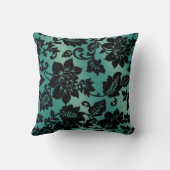 Fleur de Paris | blauwgroen Mr. en mevrouw Kussen (Achterkant)