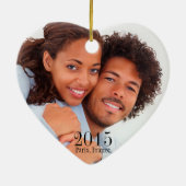 Fleur de Paris Eiffel Tower Weddenschap blauwgroen Keramisch Ornament (Achterkant)