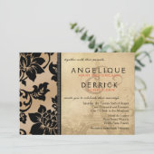 Fleur de Paris Eiffel Tower | zand Kaart (Staand voorkant)