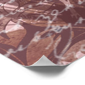 Fleur de Paris Eiffeltoren 30"x40" roze Poster (Hoek)