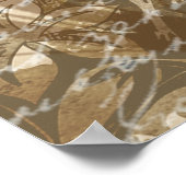 Fleur de Paris Eiffeltoren 30 "x40" zand Poster (Hoek)