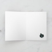 Fleur de Paris Eiffeltoren | turquoise Dank je wel Bedankkaart (Binnen)