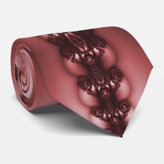 Fleur de' Rouge Stropdas (Opgerold)