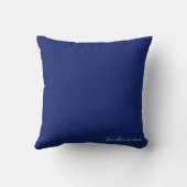 Fleur de saison Blue and White Floral Cushion Kussen (Achterkant)