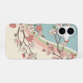 Fleur de Sakura Vintage iPhone 16 Hoesje (Achterkant horizontaal)