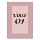 Fleur de Satin  Kaart (Achterkant)