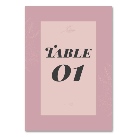 Fleur de Satin  Kaart (Voorkant)