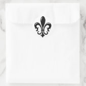 Fleur Di Lis Design Ronde Sticker (Tas)