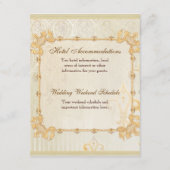 Fleur di Lys Damask 2 - Hotel Accommodations maps Informatiekaartje (Achterkant)