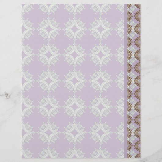 Fleur di Lys Damask - Stationery (Voorkant)