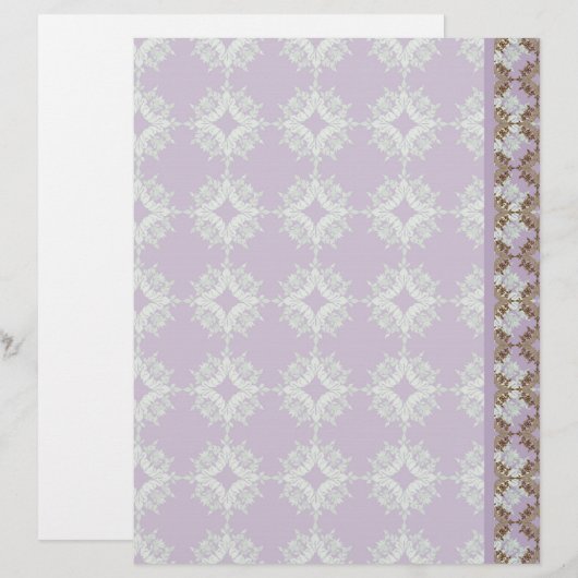 Fleur di Lys Damask - Stationery (Voorkant / Achterkant)